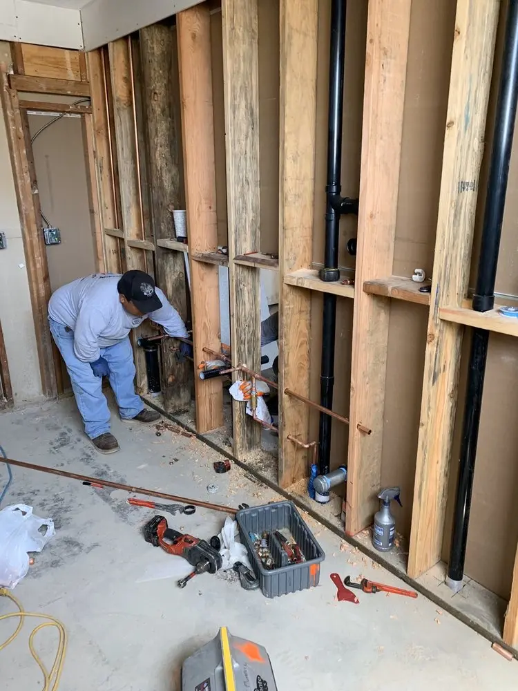 Commercial rough-in plumbing for Gas Line Repair in Huntley Hills